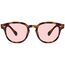 LHSDMOAT Retro Depp-Stil Round Sonnenbrille Herren Damen - Vintage 70er Jahre UV400-Schutz sunglasses für Fahrten, Reisen & Outdoor Aktivitäten
