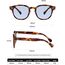 LHSDMOAT Retro Depp-Stil Round Sonnenbrille Herren Damen - Vintage 70er Jahre UV400-Schutz sunglasses für Fahrten, Reisen & Outdoor Aktivitäten