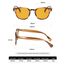 LHSDMOAT Retro Depp-Stil Round Sonnenbrille Herren Damen - Vintage 70er Jahre UV400-Schutz sunglasses für Fahrten, Reisen & Outdoor Aktivitäten