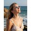 kimorn Retro Sonnenbrille für Damen Herren Trendy Retro Sonnenbrille Rechteck Rahmen Schatten K1649 (Rosa/Grau Braun)