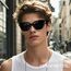 KANASTAL Übergröße Überzieh Sonnenbrille Herren und Damen Polarisiert Überbrille Sonnenbrille für Brillenträger UV400 Sonnenschutz, Schwarz Rahmen Schwarz Gläser