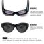 Face Shadow Polarisiert Überzieh Sonnenbrille über Normale Brille Damen UV400 Schutz, Übergroß Überbrille für Brillenträger, Ultra Leicht für Fahren, Radfahren, Sport und Freizeit