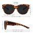 Face Shadow Polarisierte Überzieh Sonnenbrille Damen UV-Schutz Überbrille Sonnenbrille für brillenträger Ultra Leicht Fit-Over Brille