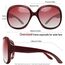 Joopin Moderne Übergroße Sonnenbrille Damen Polarisiert 2025 Frauen Sonnenbrille Groß Weinrot UV400 Schutz Klassisch Vintage Brille für Fahren und Reisen (Weinrot)