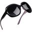 Joopin Übergroße Sonnenbrille Damen Polarisiert XL Moderne und Dunkle Damen Sonnenbrille Große UV400 Trendy für Fahren Angeln und Reisen (Mode Schwarz Violett)