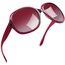 Joopin Übergroße Sonnenbrille Damen Rosa und Große Sonnenbrille Polarisiert Klassische Oversized Trendy Women Sunglasses UV400 für Fahren und Reisen (Mode Transparent Rosenrot)