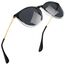 kunchu Sonnenbrille-Damen-Polarisierte-Sonnenbrille-Rund-UV400-im-Retro-Sonnenbrille-für-Damen & Herren Schutz Vintage Graduell grau