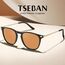 TSEBAN Vintage Polarisierte Damen Sonnenbrille Frauen Blaulichtfilter Brille, Acetat-Rahmen & UV 400 Schutz