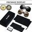 Joopin Übergroße Sonnenbrille Damen Polarisiert 2025 Vintage und Große Sonnenbrille Moderne Trendy Groß XL UV400 für Fahren und Reisen (Schwarz und Crystal Braun)