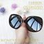 Joopin Übergroße Polarisierte Sonnenbrille Damen Trendy und Moderne Dunkle Sonnenbrille Groß Klassische Oversized für Fahren Angeln und Reisen (Mode Schwarz Rot)