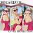 Joopin Übergroße Sonnenbrille Damen Rosa und Große Sonnenbrille Polarisiert Klassische Oversized Trendy Women Sunglasses UV400 für Fahren und Reisen (Mode Transparent Rosenrot)