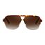 FEISEDY Retro 70er Jahre Sonnenbrille Damen Herren Vintage Square Brille mit UV400 Schutz B4158