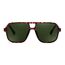 FEISEDY Retro 70er Jahre Sonnenbrille Damen Herren Vintage Square Brille mit UV400 Schutz B4158