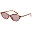 Wrimen Sonnenbrille Damen-polarisiert-Oval-Retro-UV400 Schutz-Mode-Brille-Vintage-Schmale-Classic-Trendy-sunglasses woman-Leopard Violett