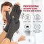 Zexhoor 2 Paar Arthritis Kompressionshandschuhe für Damen und Herren, Karpaltunnelschmerzlinderung, fingerlos für Tippen und tägliche Arbeit
