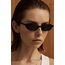 CHAOSELF Retro Ovale Sonnenbrille für Damen Trendige Leichte Schmale Schicke Cat-Eye 90er Kleine Vintage Brille UV400 Schutz