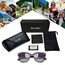 Joopin Acetat Polarisierte Sonnenbrille Damen Trendy Cateye UV400-Schutz TR90 Cosplay Katzenauge Chunky Party Brille zum Fahren und Reisen (Grüner Leopard)