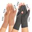 Zexhoor 2 Paar Arthritis Kompressionshandschuhe für Damen und Herren, Karpaltunnelschmerzlinderung, fingerlos für Tippen und tägliche Arbeit