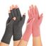 Zexhoor 2 Paar Arthritis Kompressionshandschuhe für Damen und Herren, Karpaltunnelschmerzlinderung, fingerlos für Tippen und tägliche Arbeit