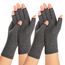 Zexhoor 2 Paar Arthritis Kompressionshandschuhe für Damen und Herren, Karpaltunnelschmerzlinderung, fingerlos für Tippen und tägliche Arbeit