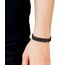Lacoste Gliederarmband für Herren Kollektion METROPOLE in Schwarzem Edelstahl Verziert mit Petit-Piqué-Muster - 2040119