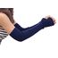 Novawo Frauen Winter Armstulpen Halbhandschuhe gestrickt lange fingerlose Handschuhe