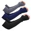 Novawo Frauen Winter Armstulpen Halbhandschuhe gestrickt lange fingerlose Handschuhe