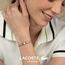 Lacoste Gliederarmband für Damen Kollektion METROPOLE in Roségold mit eingraviertem Petit Piqué - 2040467