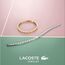 Lacoste Gliederarmband für Damen Kollektion METROPOLE in Gelbgold mit eingraviertem Petit Piqué - 2040465