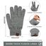 Bequemer Laden Damen Winter Warme Touchscreen Handschuhe Mittel Grau
