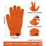 Bequemer Laden Damen Winter Warme Touchscreen Handschuhe Orange