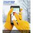 Bequemer Laden Damen Winter Warme Touchscreen Handschuhe Gelb