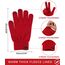 Bequemer Laden Damen Winter Warme Touchscreen Handschuhe Rot