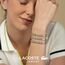 Lacoste Gliederarmband für Damen Kollektion METROPOLE in Roségold mit eingraviertem Petit Piqué - 2040467