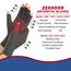 Zexhoor 2 Paar Arthritis Kompressionshandschuhe für Damen und Herren, Karpaltunnelschmerzlinderung, fingerlos für Tippen und tägliche Arbeit