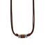 Fossil Halskette Für Männer Vintage Casual, Braun Leder Halskette, JF00899797