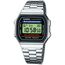 Casio Unisex ErwachseneArmbanduhr Digital Quarz Edelstahl A168WA-1YES