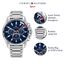 Tommy Hilfiger Multi Zifferblatt Quarz Uhr für Herren mit Silbernes Edelstahlarmband - 1791788
