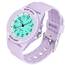 TENOCK Sportliche Armbanduhr Damen,Armbanduhr Analog,Damen Analoge Quarz Uhr,5 ATM Wasserdicht Damenuhr Nachtlicht für Modischer Casual-Matching oder Sportliche Aktivität(Violett)