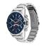 Tommy Hilfiger Multi Zifferblatt Quarz Uhr für Herren mit Silbernes Edelstahlarmband - 1791788