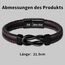 Coldbling Valentinstag Jahrestag Geschenk für Ihn, An Meinen Mann Armband Ich Liebe Dich Geschenke für Männer Ehemann Freund Mann Lederarmband Weihnachten Hochzeitstag Geburtstag Liebes Geschenk