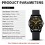 LN LENQIN Herren Uhr Uhren Herren Analog Quarz Armbanduhr 30M wasserdichte mit Datum Mode Casual Designer Uhr für Männer Silikonband
