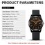 LN LENQIN Herren Uhr Uhren Herren Analog Quarz Armbanduhr 30M wasserdichte mit Datum Mode Casual Designer Uhr für Männer Silikonband