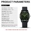 LN LENQIN Herren Uhr Uhren Herren Analog Quarz Armbanduhr 30M wasserdichte mit Datum Mode Casual Designer Uhr für Männer Silikonband