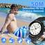 Herren Sportliche Armbanduhr Analog Herren Analoge Quarz Uhr 50M Wasserdichte Uhr Armbanduhr mit Nachtlicht für Modischer Casual-Matching oder Sportliche Aktivität(Schwarz)