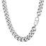 PROSTEEL Herren Collier 51cm Edelstahl Panzerkette Halskette Hip Hop Link Chain Necklace 12mm breit kubanische Gliederkette Männer Jungen Modeschmuck Accessoire für Geburtstag