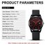 LN LENQIN Herren Uhr Uhren Herren Analog Quarz Armbanduhr 30M wasserdichte mit Datum Mode Casual Designer Uhr für Männer Silikonband