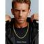 PROSTEEL Herren Hip-Hop Kette 9mm breit Panzerkette Halskette 55cm/22 in. 18k vergoldet kubanische Gliederkette Link Chain Necklace trendig Schmuck Accessoire für Männer Frauen