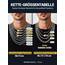 PROSTEEL Herren Panzerkette Edelstahl lang Halskette 6mm/71cm kubanische Gliederkette Link Chain Necklace Hip Hop Rapper Roker Modeschmuck Accessoire für Weihnachten Geburtstag