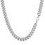 PROSTEEL Herren Kette Collier Edelstahl 46cm/18 in. Panzerkette Halskette 9mm breit kubanische Gliederkette Hip Hop Link Chain Necklace Modeschmuck Accessoire für Männer Frauen